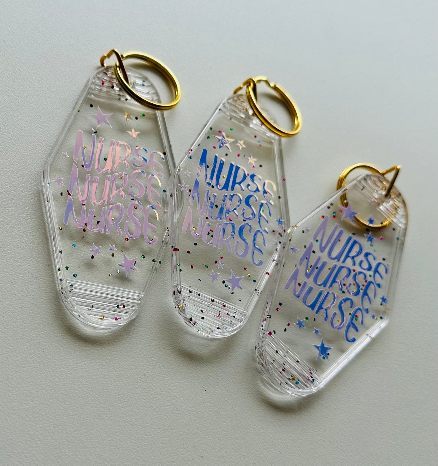 Nurse Motel Keychain