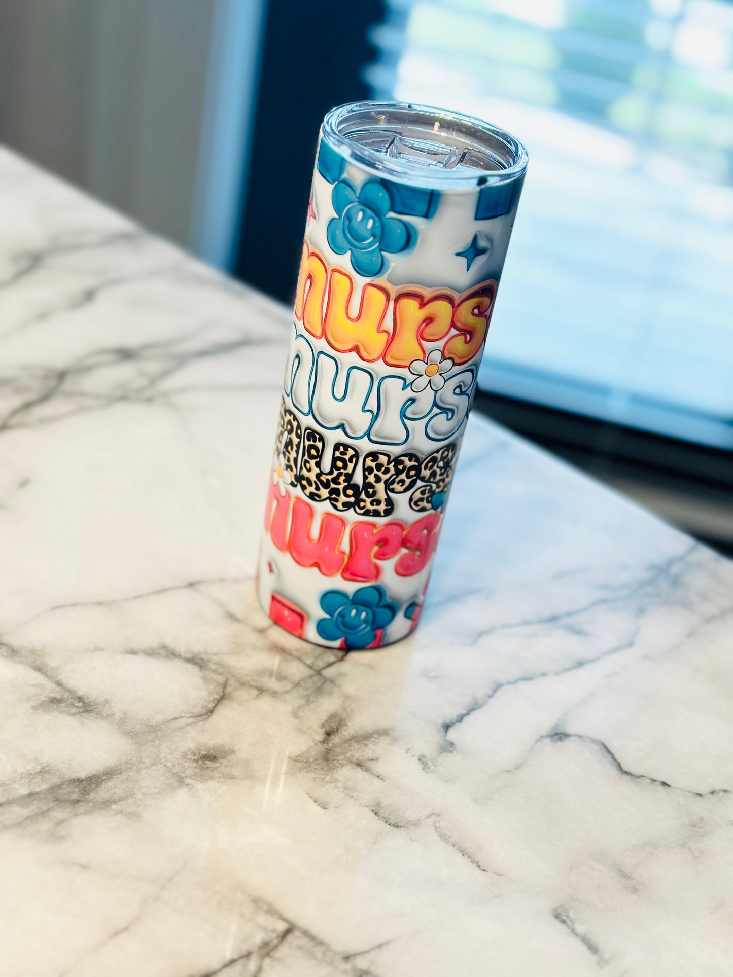 3D Puffy Nurse Tumbler