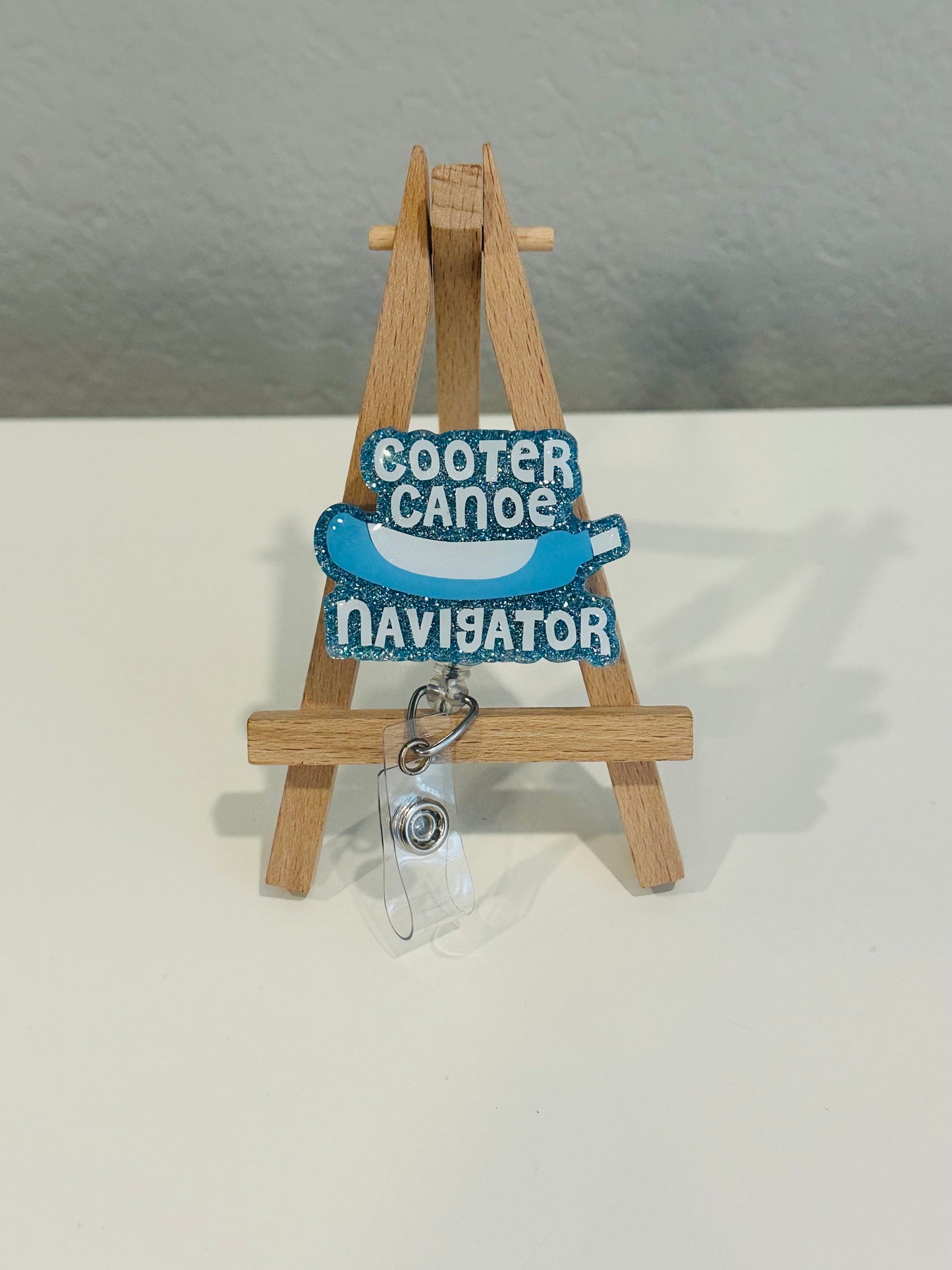 Cooter Canoe Navigator Badge Reel