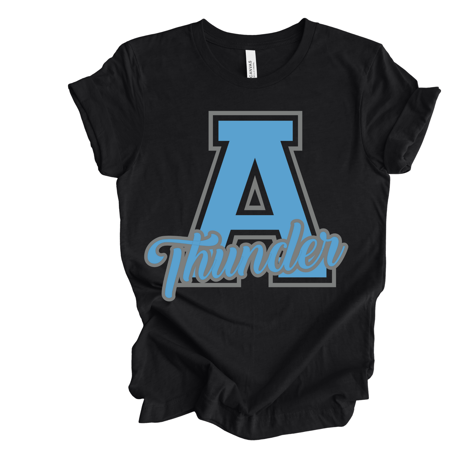 "A" Thunder Fan Shirt (GLITTER)