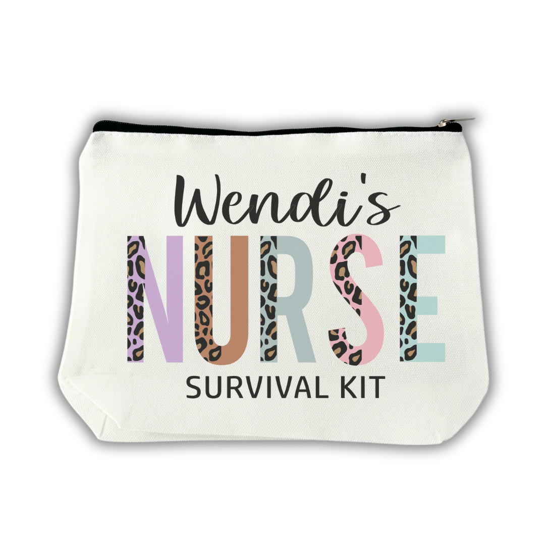 Custom Nurse Survival Kit Pouch