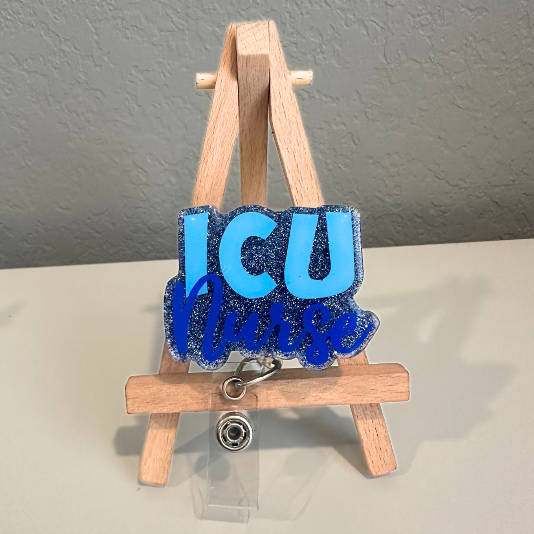 ICU Nurse Badge Reel