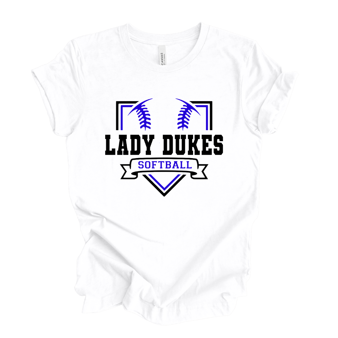 Lady Dukes Softball Home Plate
