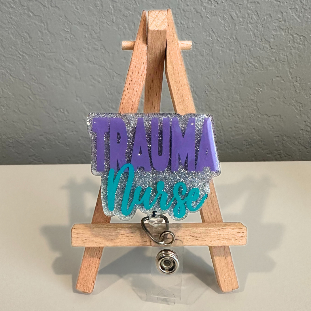 Trauma Nurse Badge Reel
