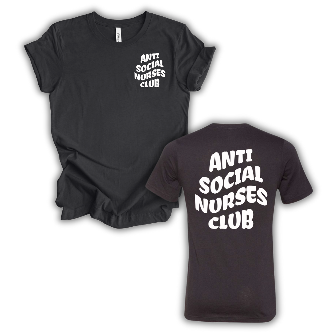 Anti Social Nurses Club T-Shirt