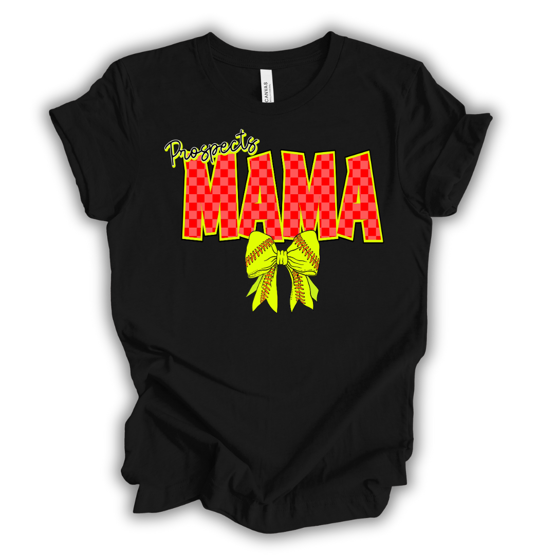 Prospects Fan Coquette Softball Bow