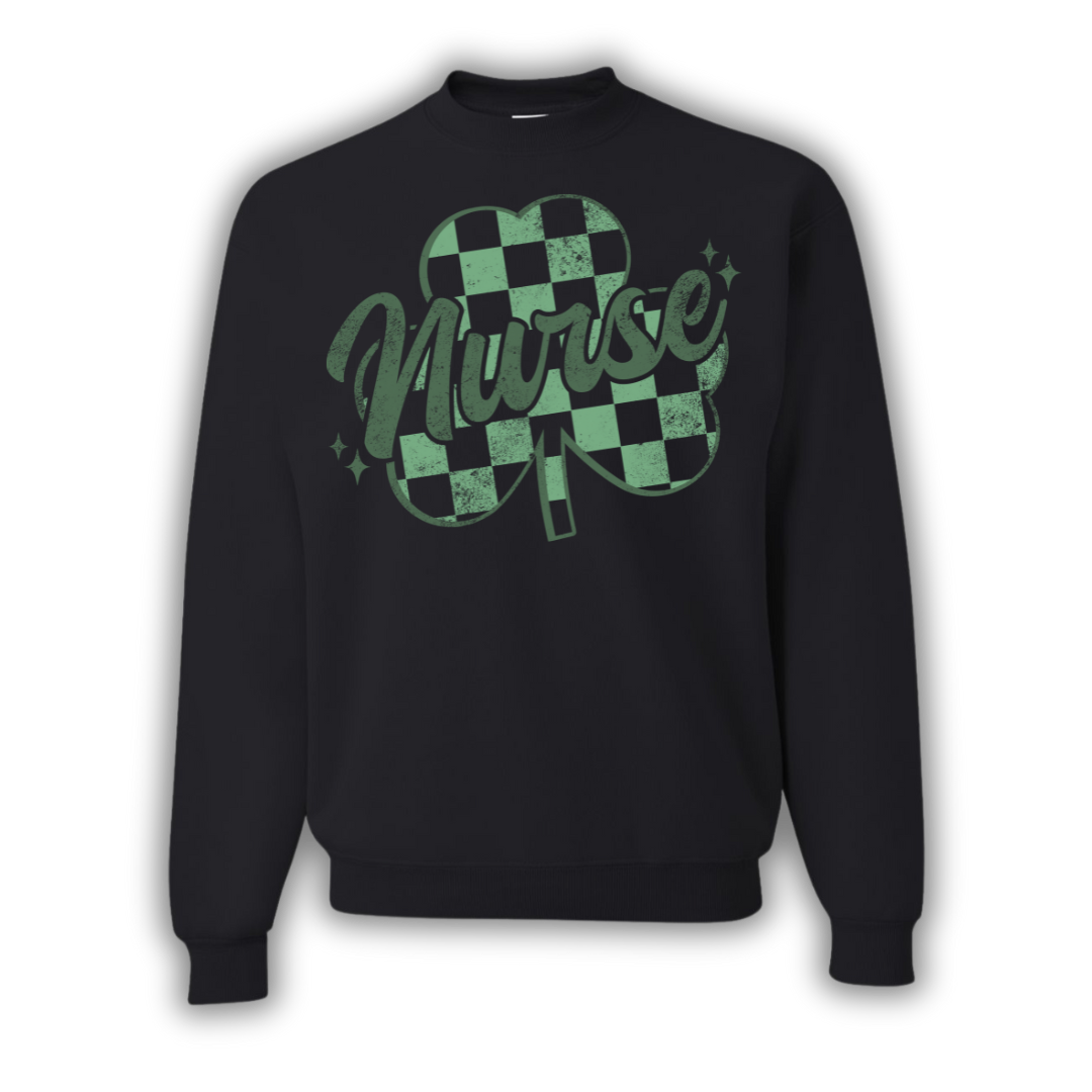 Nurse Checkered Distressed