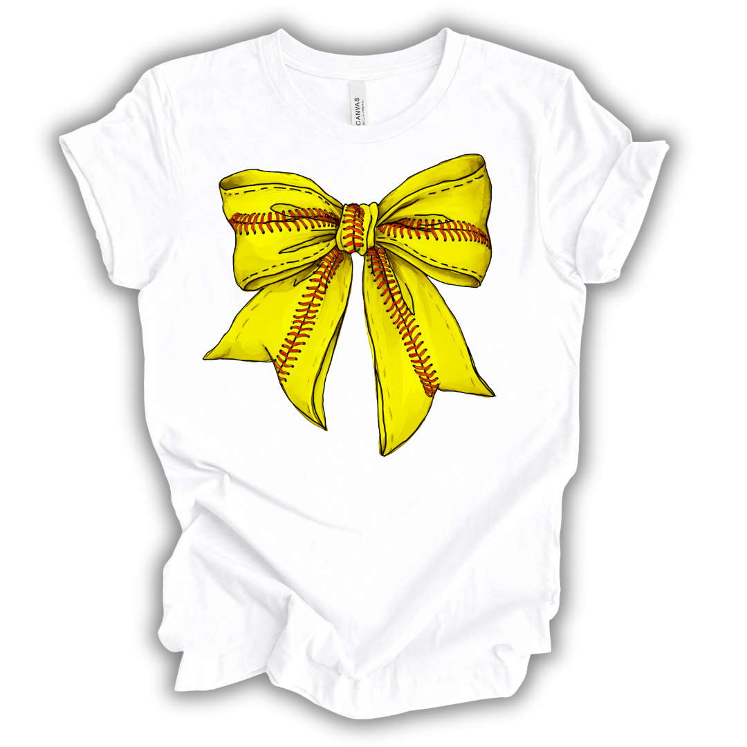 Softball Coquette Bow