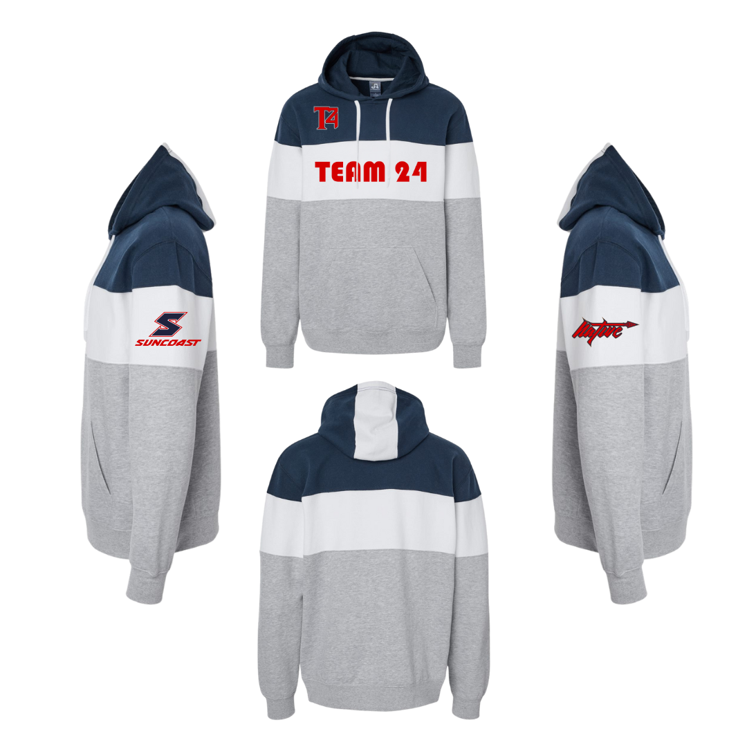 Team 24 Color Block Hoodie