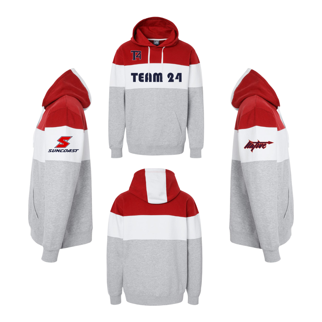 Team 24 Color Block Hoodie
