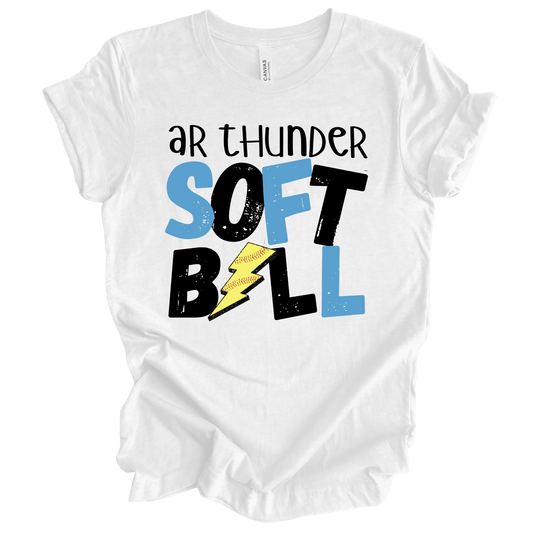 AR Thunder Distressed Softball