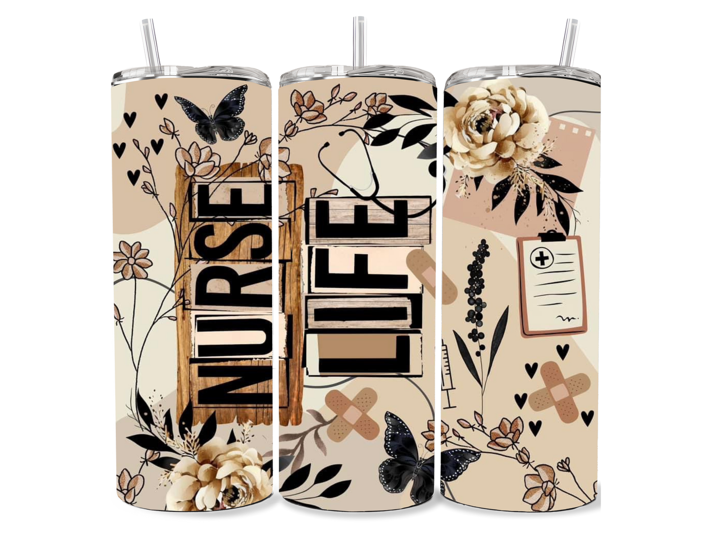 Boho Nurse Life Tumbler