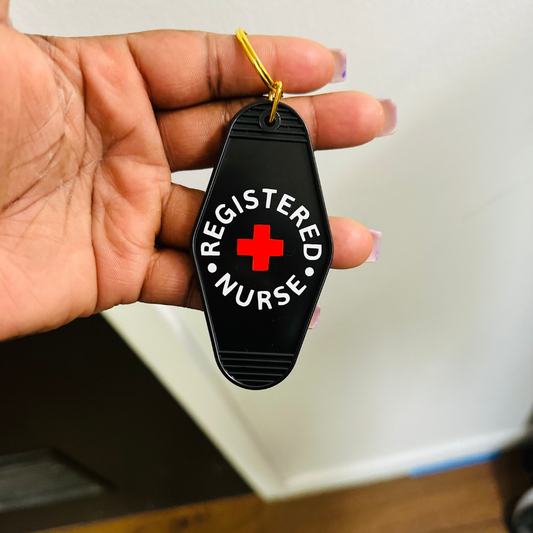 Registered Nurse Motel Keychain
