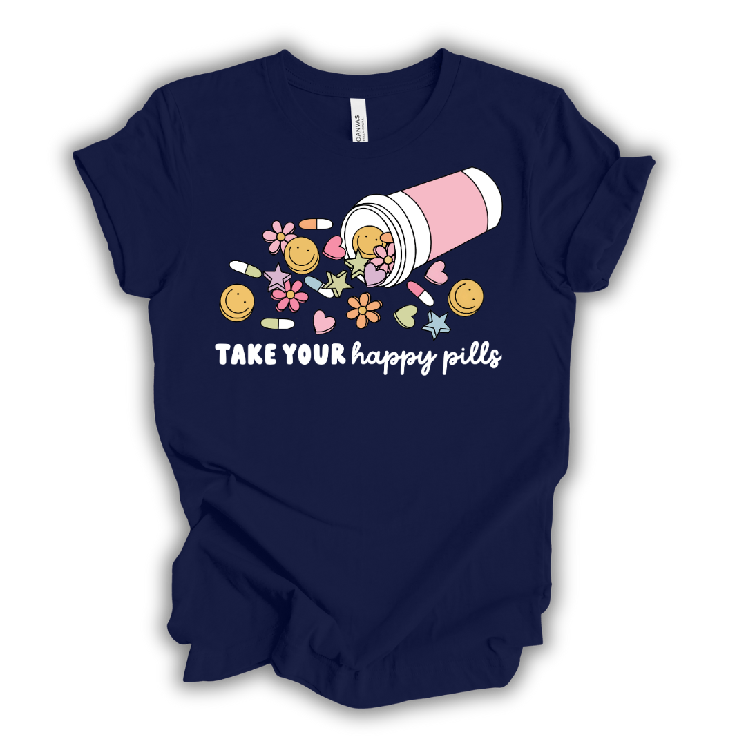 Happy Pills Psych Nurse Shirt