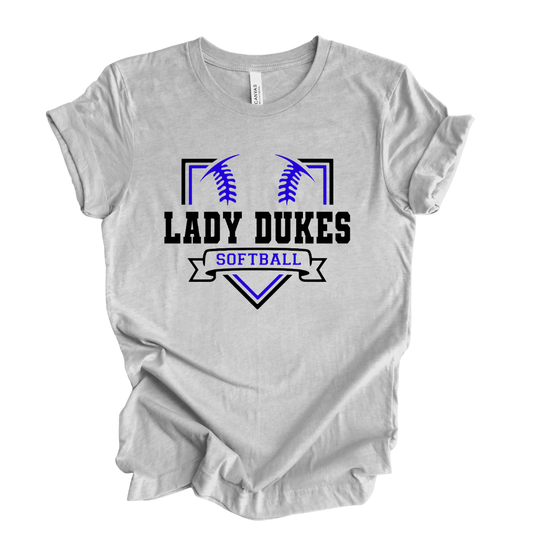 Lady Dukes Softball Home Plate