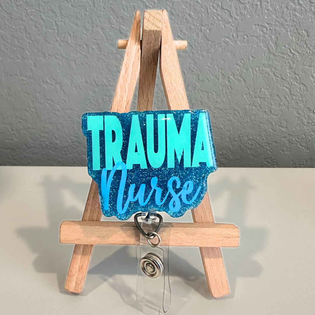 Trauma Nurse Badge Reel