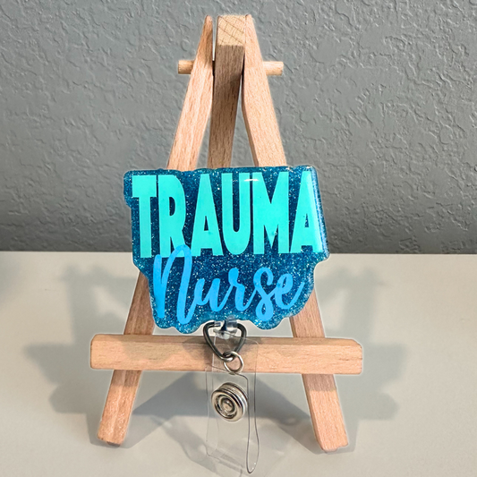 Trauma Nurse Badge Reel