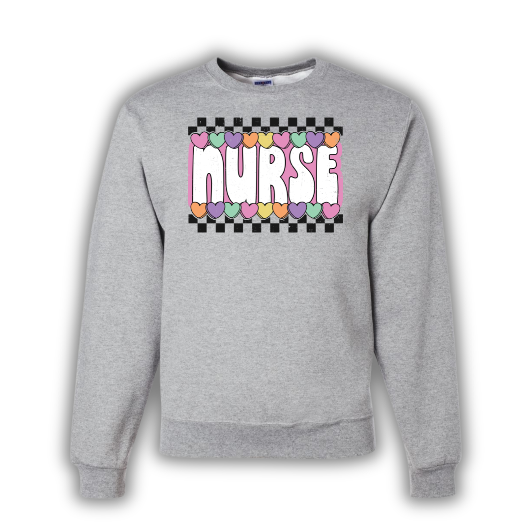 Checkered Nurse Hearts