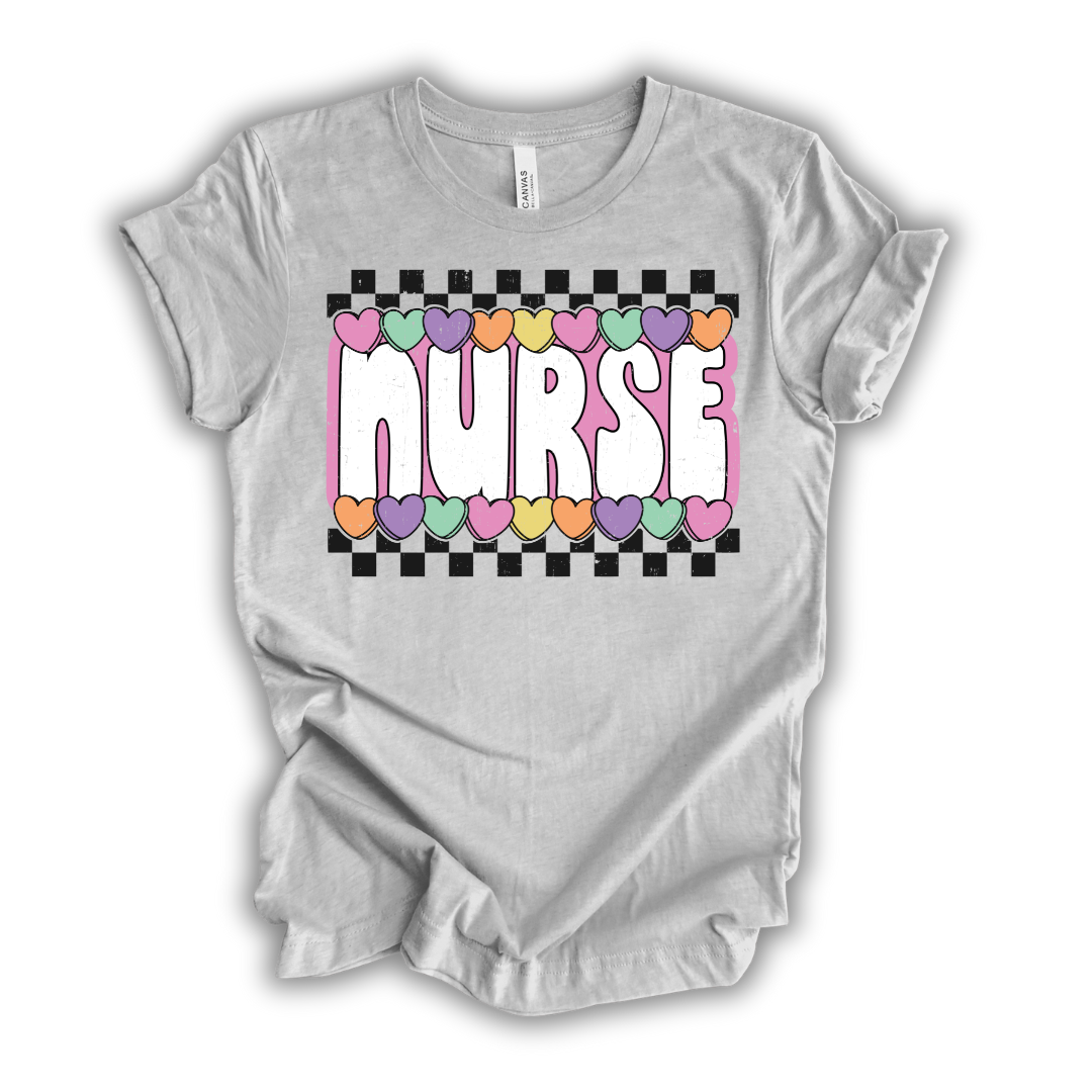 Checkered Nurse Hearts