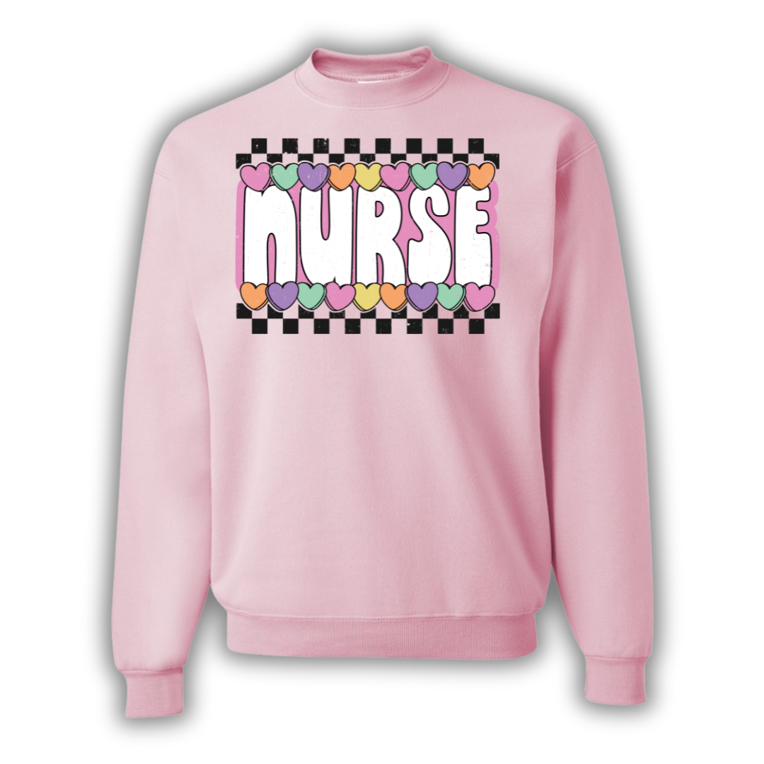 Checkered Nurse Hearts