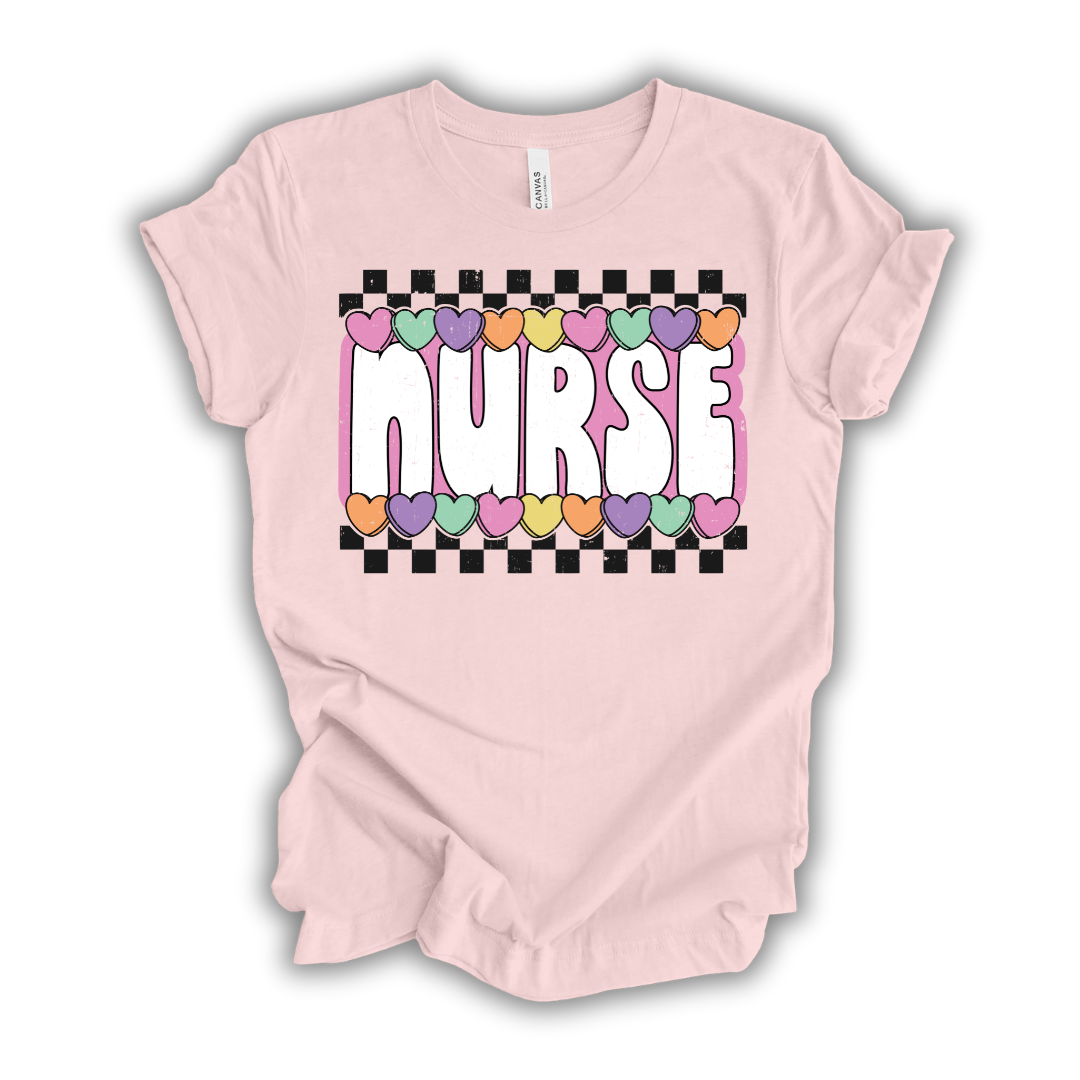 Checkered Nurse Hearts