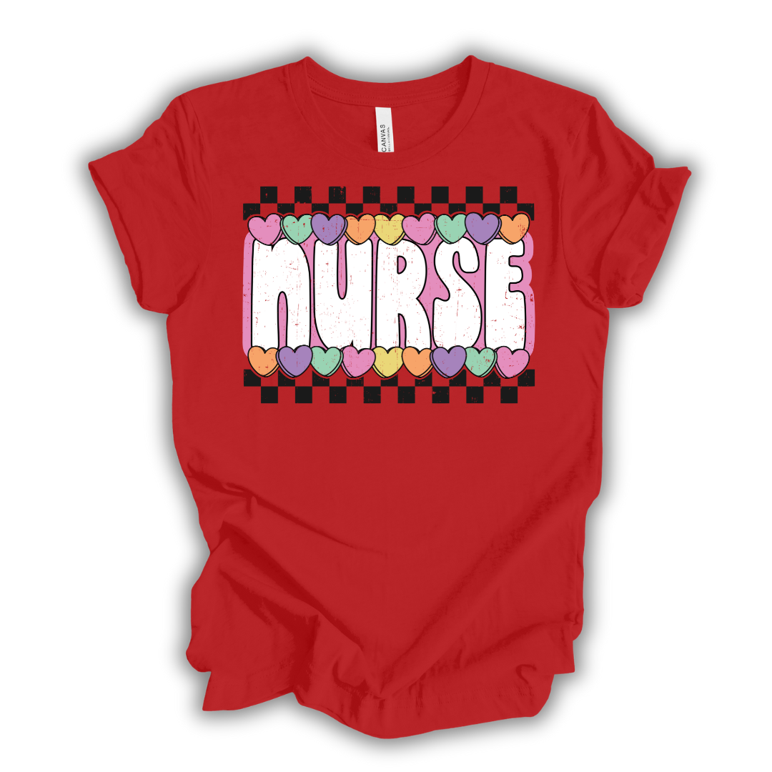 Checkered Nurse Hearts