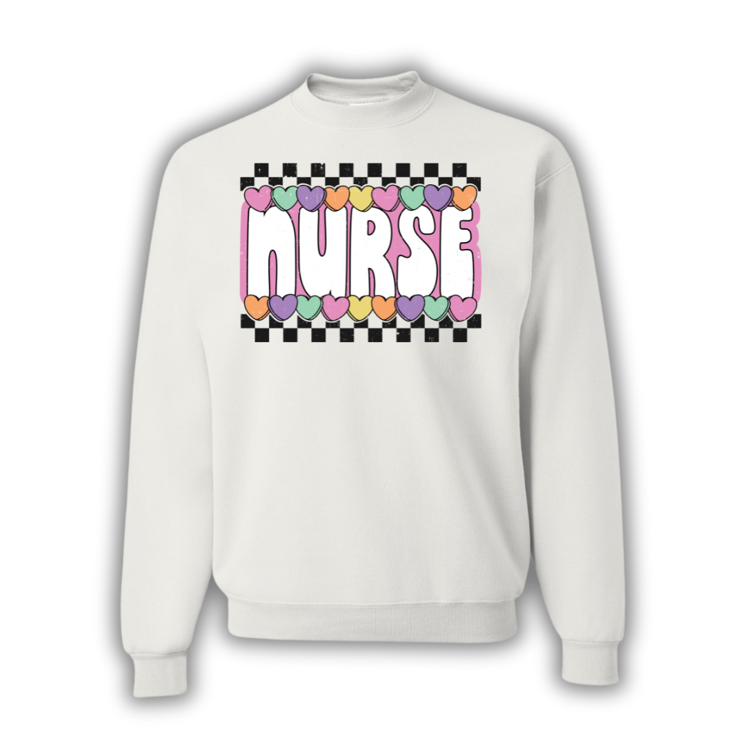 Checkered Nurse Hearts