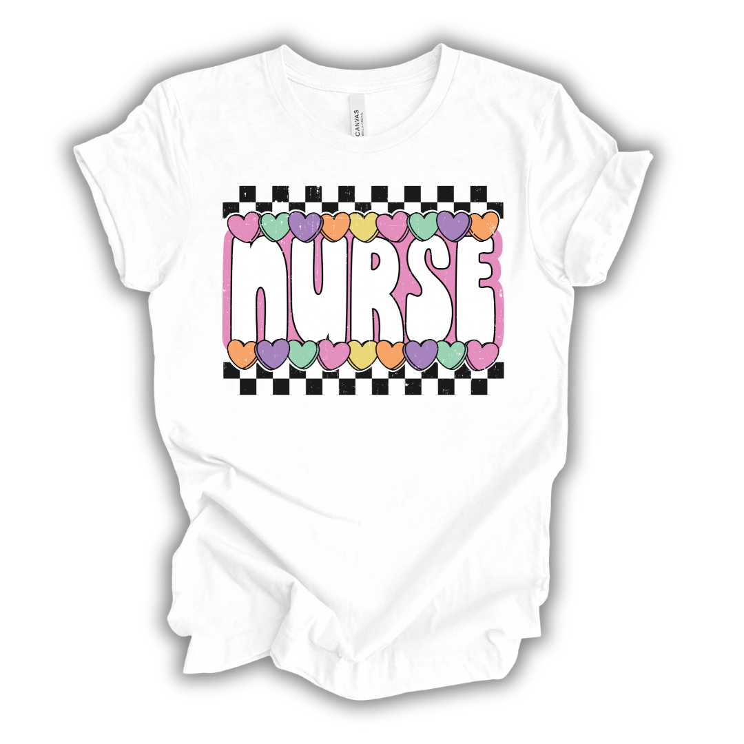 Checkered Nurse Hearts