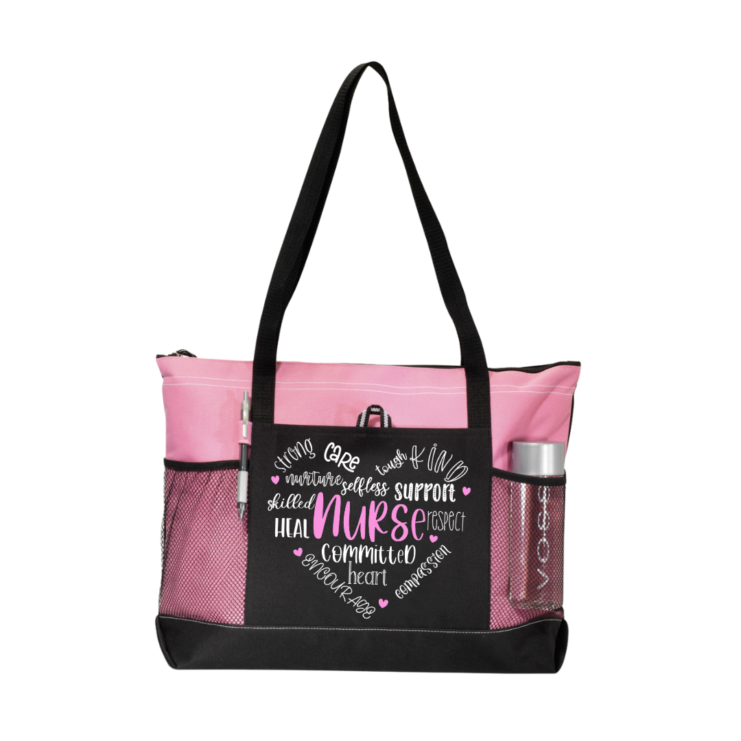 Nurse Heart Tote Bag