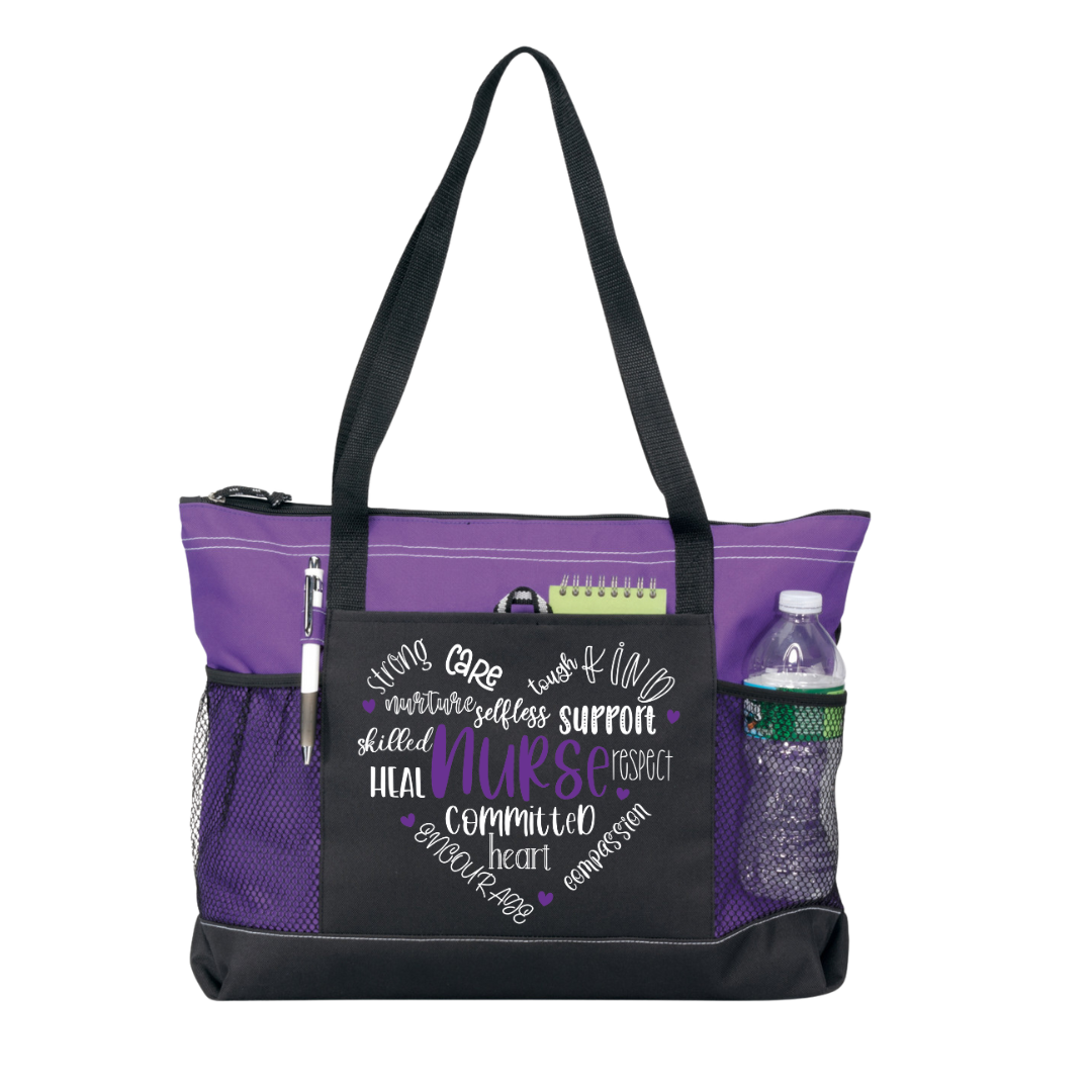 Nurse Heart Tote Bag