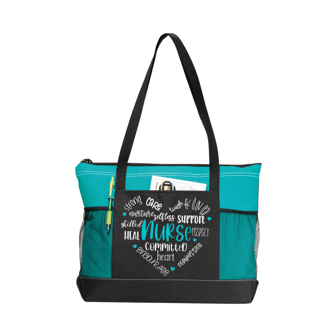 Nurse Heart Tote Bag