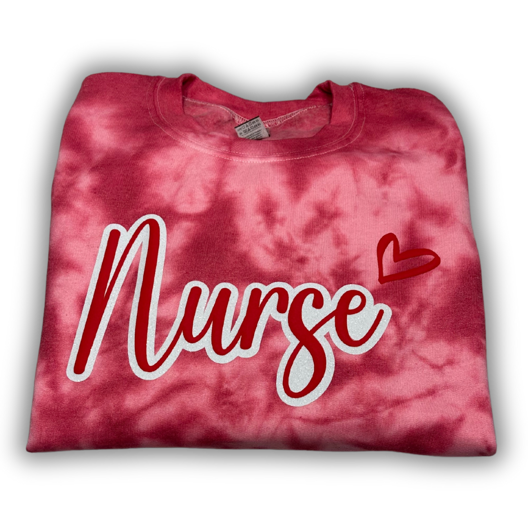 Red Tie-Dye Nurse