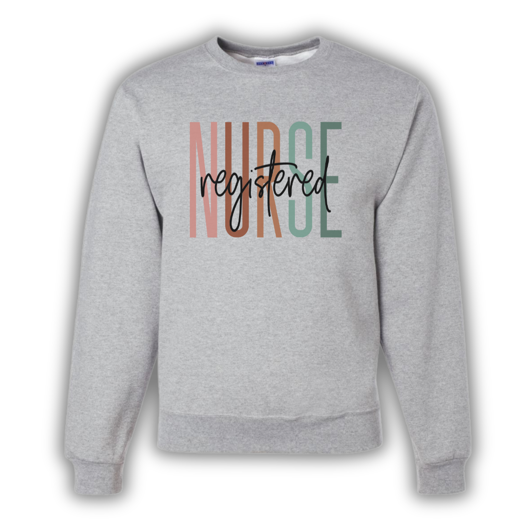 Registered Nurse Overlay Crewneck