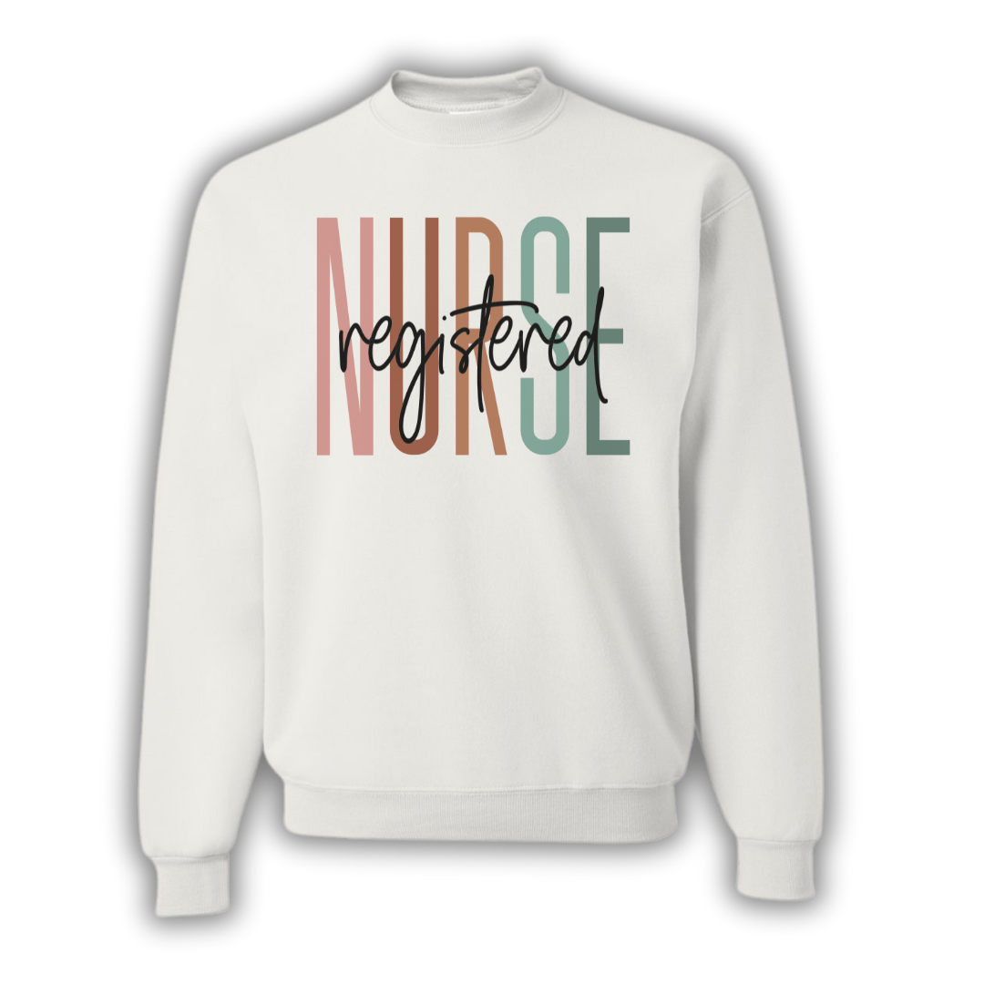 Registered Nurse Overlay Crewneck