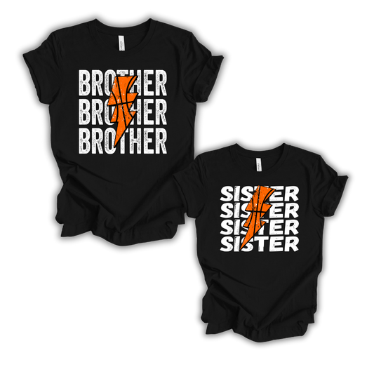 Custom Basketball Sibling