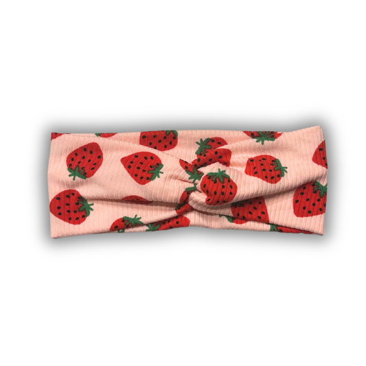 Strawberry Twisted Headband