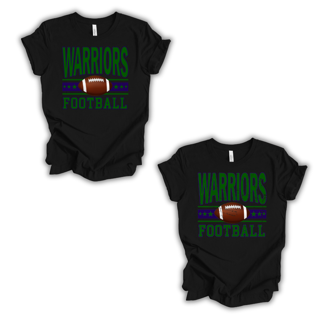 Warriors Football- Distressed